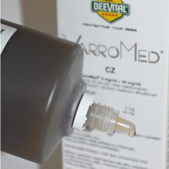 VarroMed, 5 mg ml, 44 mg ml, 555 ml, detail krabičky
