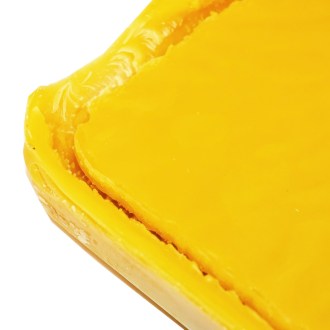 Surový včelí vosk v bloku - 1 kg - pro výrobu svíček, včelařské potřeby, kvalitní vybavení, praktické použití