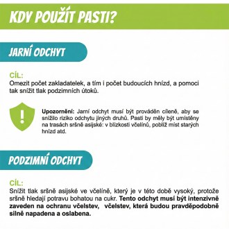 Past na asijské sršně VespaCatch, Past na asijské sršně VespaCatch – Véto-Pharma VespaCatch je účinné, přirozené a bezpečné řešení pro odchyt invazivní sršně asijské ( Vespa velutina ),