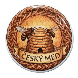 Víčka TO 82 Český med a košnice HOJ3, 700 ks, med, včelařské potřeby, sklenice, Twist Off