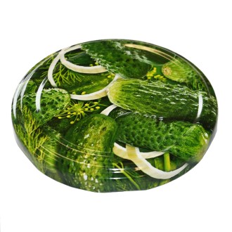 Zavařovací víčko TO 82 okurky, Twist Off, sklenice, zavařování, včelařské potřeby