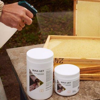 WAX-VET 200 g, WAX-VET g – ochrana včelích rámků při skladování WAX-VET g, včelařské potřeby, včelařství