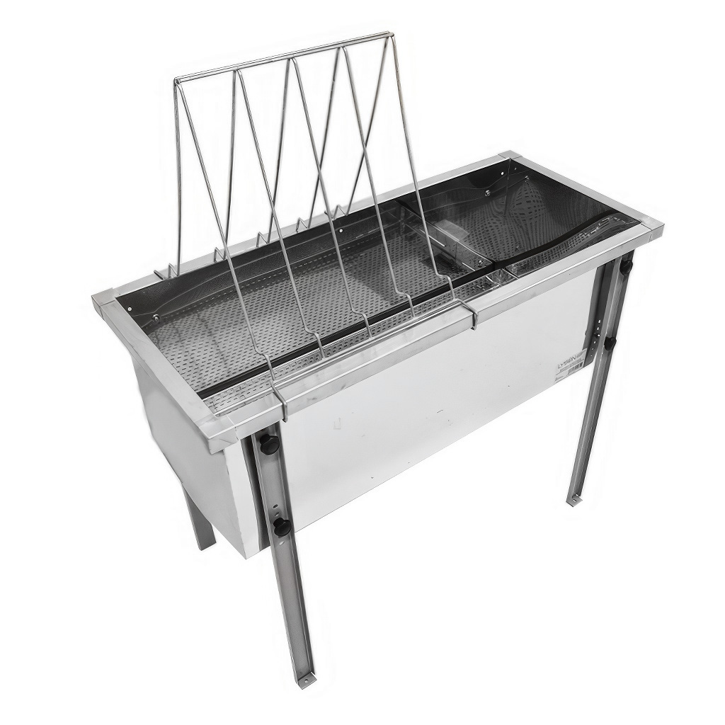stůl na odvíčkování lysoň optima - nerez vana - p 75 cm 39 x 24, včelařské potřeby, kvalitní provedení