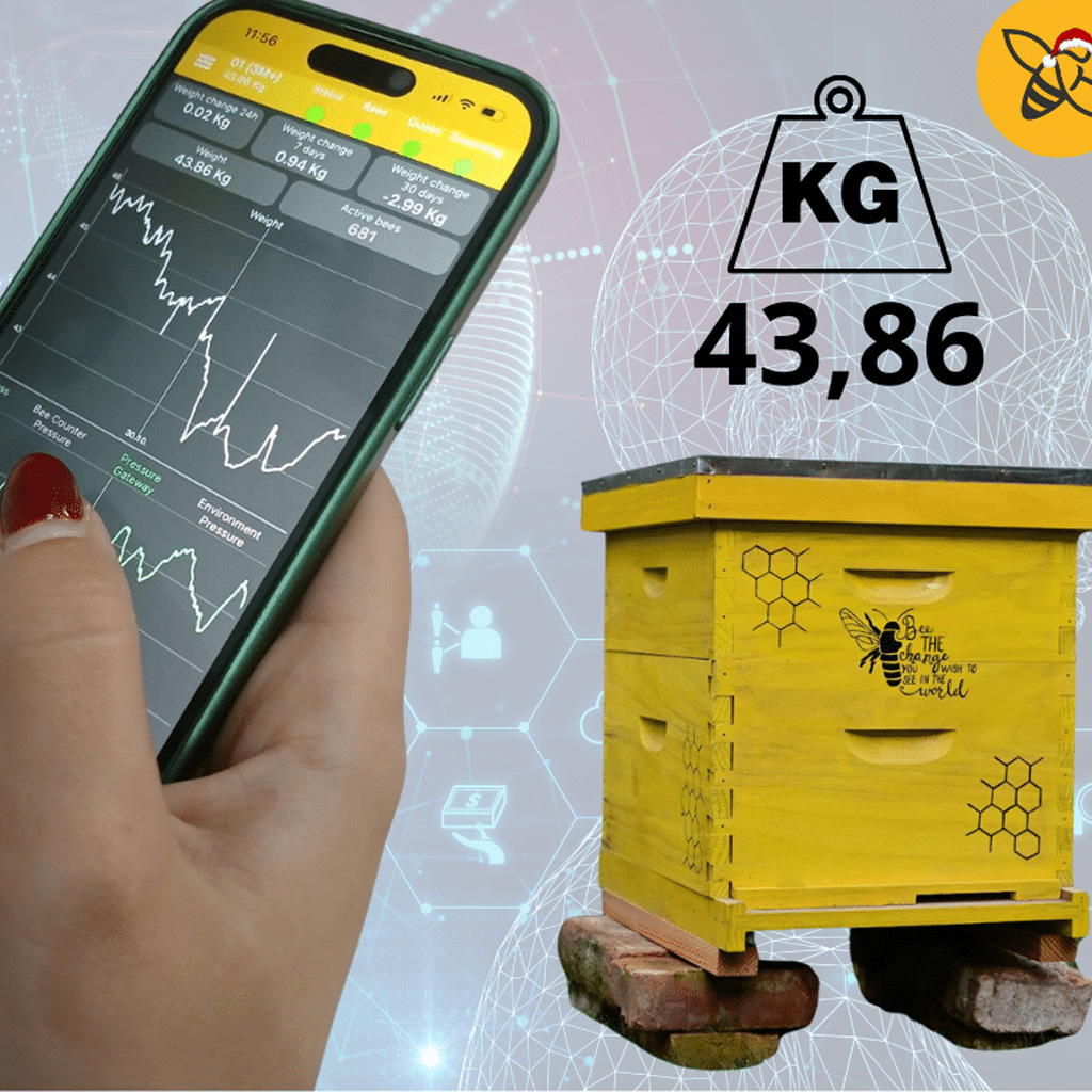 úlová váha 3W, displej, měření hmotnosti, včelí úl, elektronika